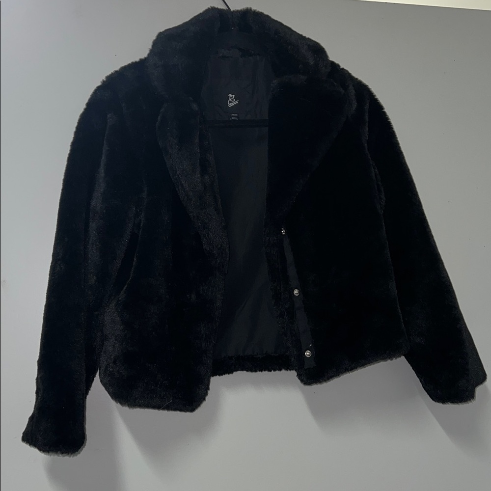 Art Class Black Teddy Jacket
